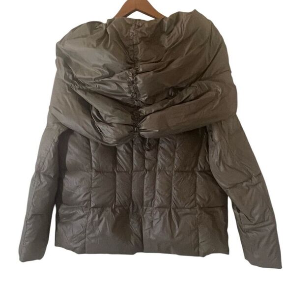 Coldwater Creek Down Filled Tan Light Weight High Warmth Puffer Jacket Sz 14 Col - Picture 4 of 6